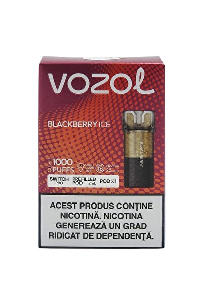 Leski Cartridge, Vozol, Electronic Cigarette Switch Pro Blackberry Ice