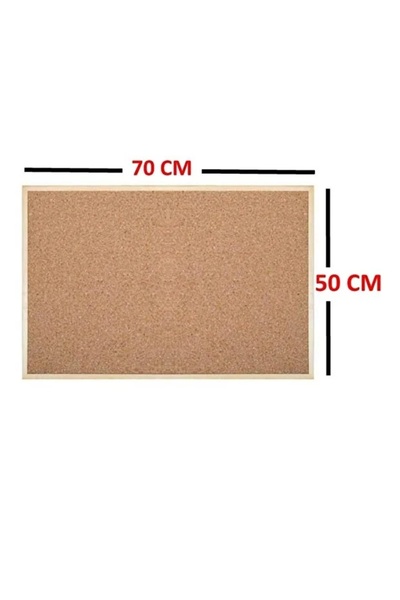 Noki İnterpano Cork Board Wooden Eco Frame 50X70 cm