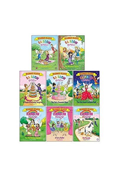 Orchard Books Rainbow Magic Beginner Readers 8 Books Collection Set