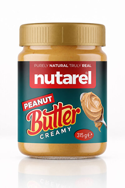 NUTAREL Fıstık Ezmesi Krema (Şekeri Hurmadan) 315 gr.