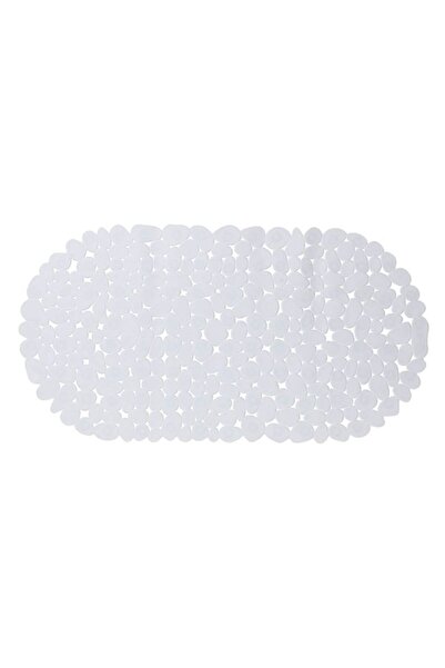 BAMI NETWORK Covoras baie antiderapant PVC alb 35x68 cm pentru siguranta