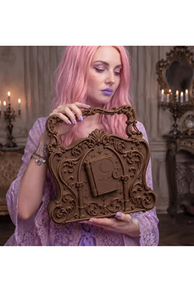 Verda Desing Imprimare 3D Gothic Goth Magic Book Maro deschis Geantă pentru f...