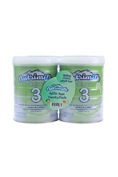 NUTRIMILK حليب أطفال 3+ للأعمار من 1-3 سنوات، عبوة مزدوجة (2* 900 جرام)