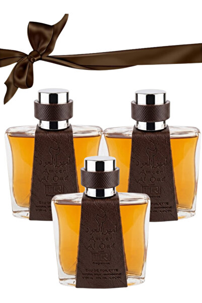 trı 3 قطع من عطر أمير العود 100 مل