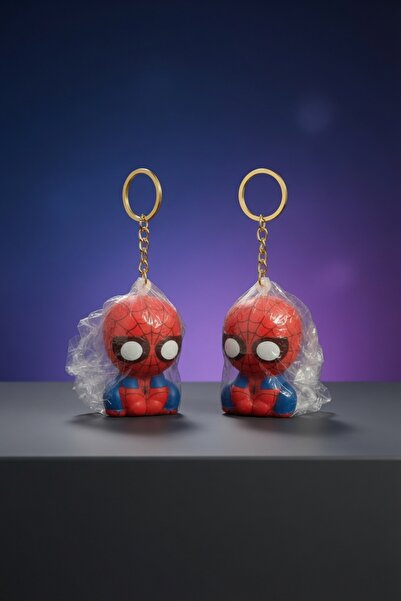 Srctech Breloc și ornament pentru geantă Spiderman Sık Bırak, 2 bucăți - 6 CM