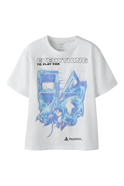 Name it Μπλούζα κοντομάνικη αγόρι "Everything to play for" λευκή
