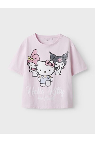 Name it Μπλούζα κοντομάνικη κορίτσι "Hello Kitty and Friends" ροζ