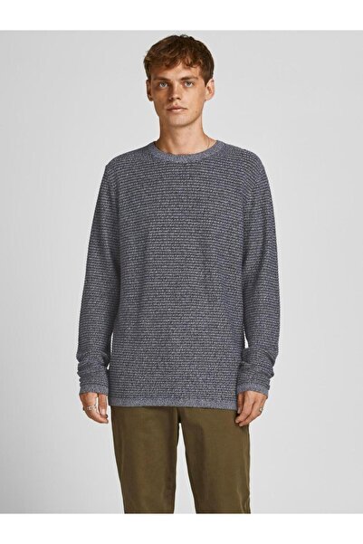 Jack & Jones Πλεκτό πουλόβερ "J&J" μπλε