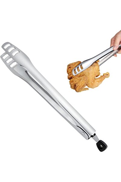 STARSTAR BBQ tongs, cooking tongs, 31.8 cm serving tongs, stainless steel gri...