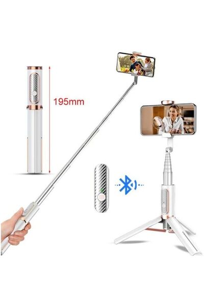 STARSTAR Selfie stick tripod with remote control, 3-in-1 extendable pocket se...