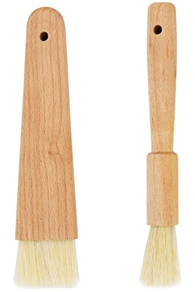 STARSTAR Multifunctional Food Brush - Cooking and BBQ - 2 Pieces - Wood