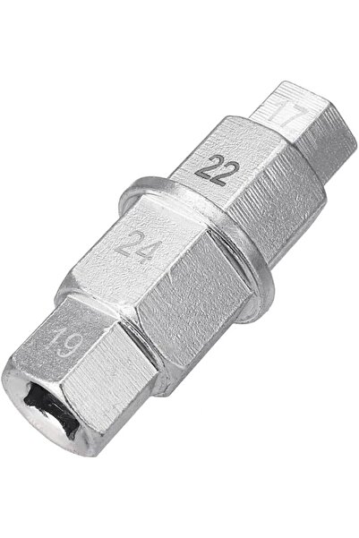 STARSTAR Silver Motorcycle Wheel Hub Hexagonal Axle Removal Tool Front Rear A...