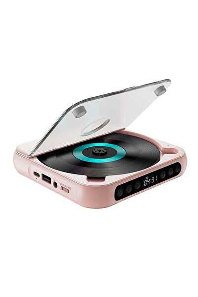 STARSTAR Portable Bluetooth CD player, HiFi stereo, 2000mAh rechargeable batt...