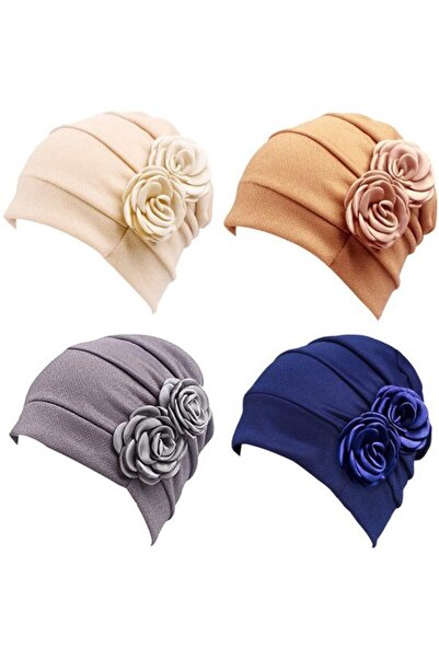STARSTAR 4 - pc Womens headscarf flower headband, Womens summer headscarf hat...