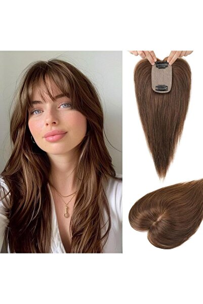STARSTAR Women's hair supplement 25cm bangs clip, for sparse brown hair