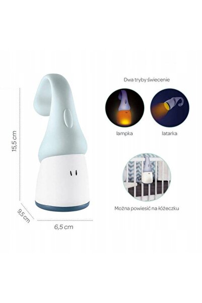 NO BRAND Lampă de veghe portabilă LED cu lanternă Pixie, 90 de ore de ilumina...