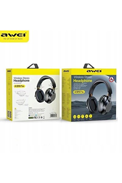 NO BRAND Căști wireless over-ear, AWEI A997BL, Bluetooth 5.4, microfon AUX