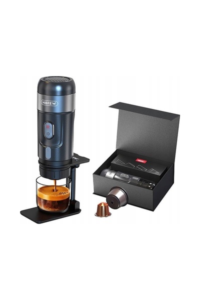 HIBREW Aparat de cafea portabil H4A 80W DC 12V 15 Bar [Certificare]