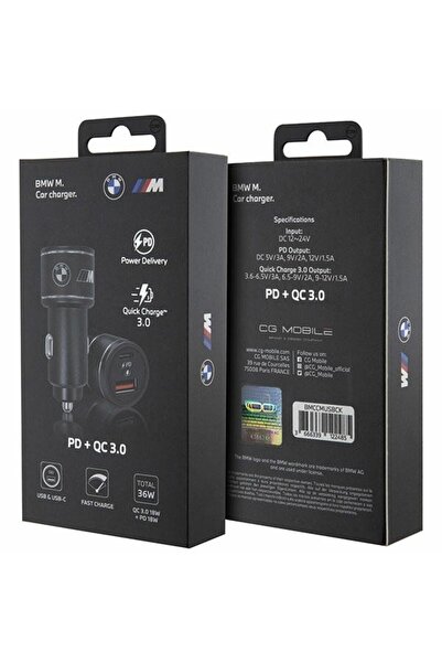 NO BRAND Încărcător BMW M Edition PD-QC 3.0 20 W cu încărcare rapidă, univers...