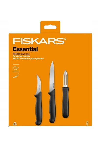 FiSKARS Set esențial de 6 cuțite KPL (cuțit pentru legume + decojitor) + răzu...