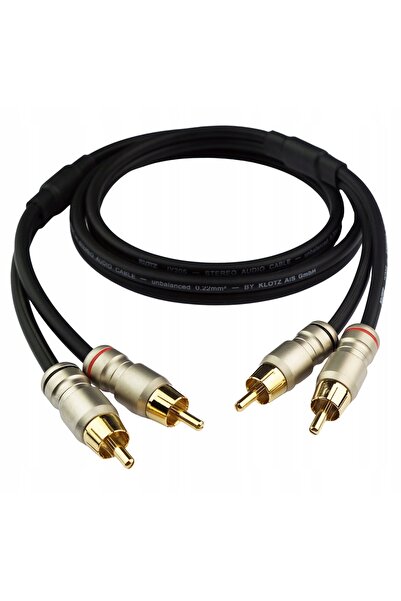 NO BRAND Cablu audio Cinch Klotz 2RCA 2xRCA - 5m