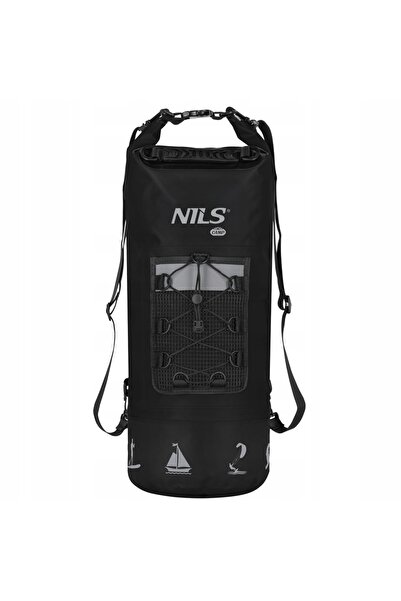 NILS CAMP Rucsac Impermeabil 25L Negru 25L NC17108 Caiac Trekking