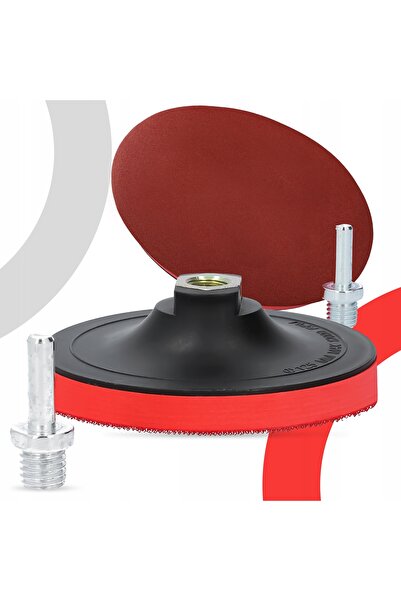 TRCR 100x Discuri abrazive 125mm P320, cu suport de cauciuc, pentru lustruire 7D