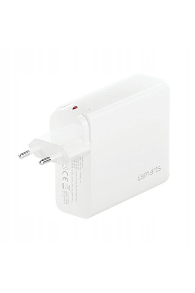 NO BRAND 4smarts 200W GaN Flex Pro încărcător de perete cu 4 porturi USB-C alb