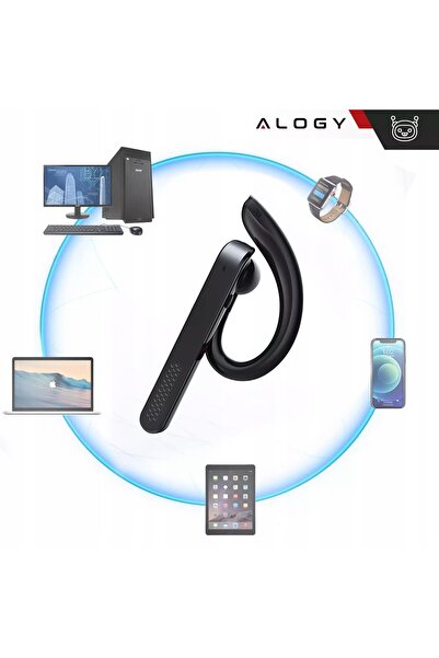 ALOGY Căști wireless intraauriculare cu microfon Bluetooth pentru șoferi de c...