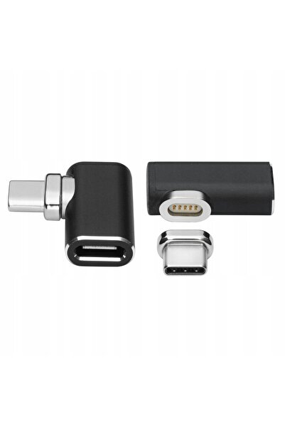 MicroConnect Adaptor magnetic USB-C 90 °