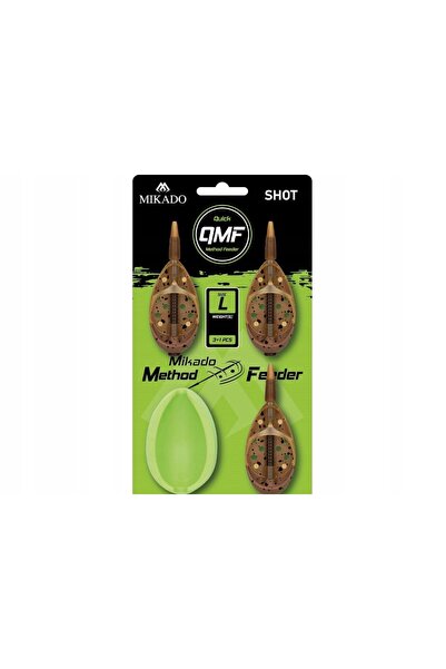 Mikado Set de momeli de pescuit cu sistem rapid, coșulețe de nădire 3x60g + m...
