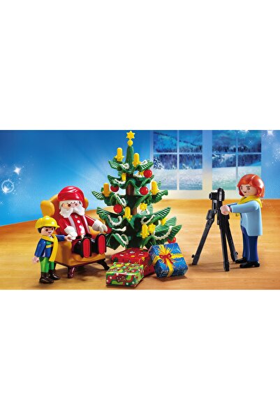 Playmobil Set de blocuri Scenă Sfântă Naștere cu Moș Crăciun, Steaua și Figur...