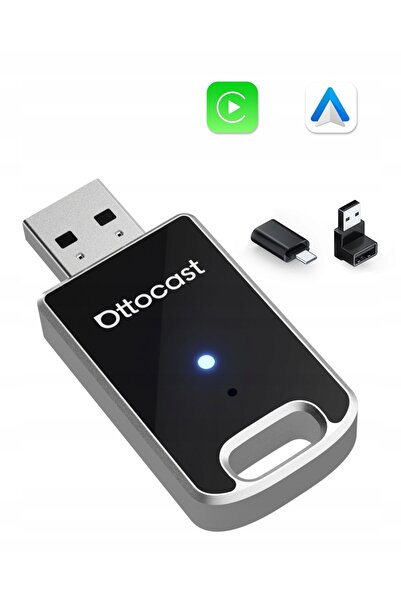 Ottocast Adaptor FĂRĂ CABLU MINI 2 CarPlay Android Auto USB CA505-T2