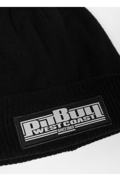 Pitbull Strings Căciulă de iarnă Pitbull neagră, mărime unică