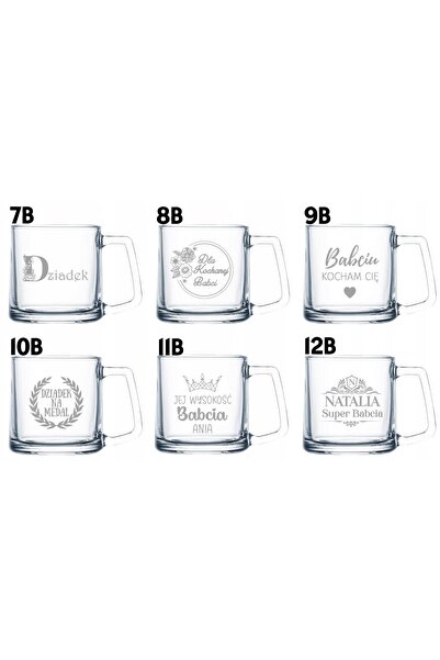 NO BRAND Set de 2 Căni Gravate 335ml Cadou pentru Ea, pentru El, de Ziua de N...