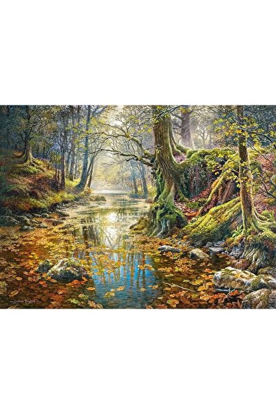 NO BRAND PUZZLE 2000 AMINTIREA PĂDUREA DE TOAMNĂ CASTOR