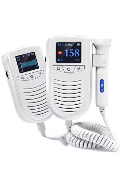 NO BRAND Detector portabil de ritm cardiac fetal pentru bebeluși, monitor med...