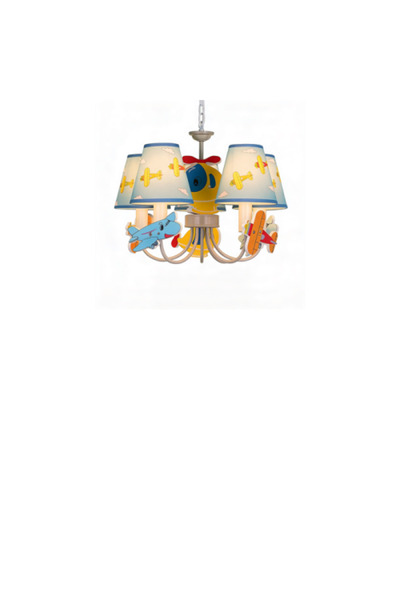 ٍSiera Light Boys' Airplane Chandelier Lamp P-865