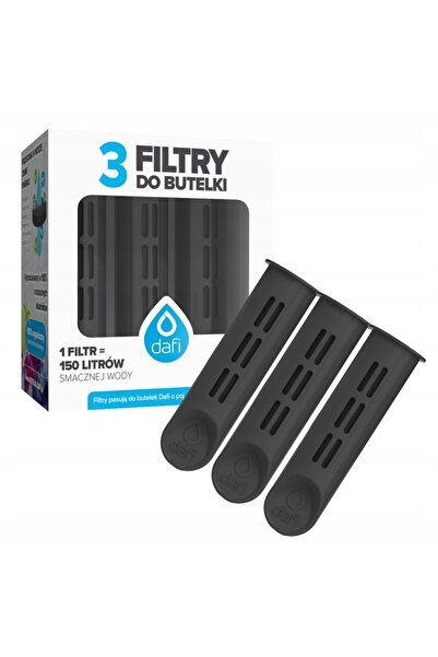 Dafi 4x recipient pentru cartuș filtrant 0,5l negru Solid FitMania