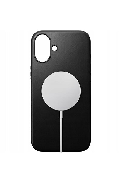 NO BRAND Husă din piele pentru iPhone 16 Plus cu MagSafe, model Nomad Modern ...