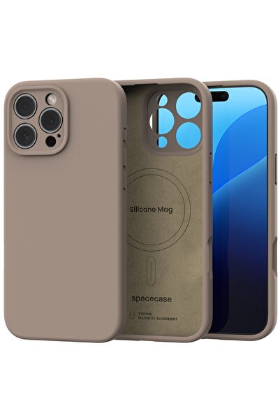 NO BRAND Husă pentru iPhone 16 Pro Max, Spacecase, din silicon, compatibilă M...