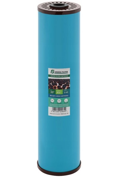 NO BRAND Filtru de apă de 20 inch pentru declorinare, Big Blue, verde