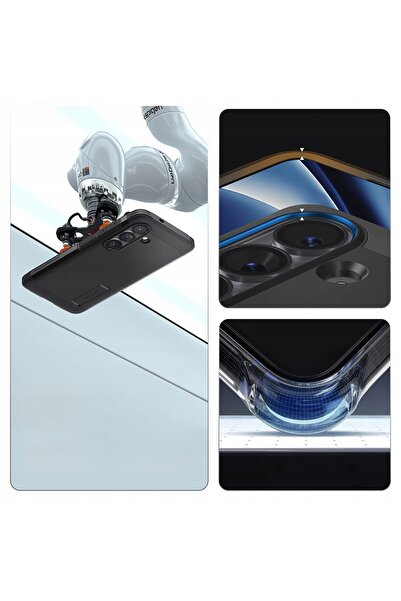 Spigen Carcasă rezistentă pentru MagSafe pentru Galaxy S26, cu suport + sticlă
