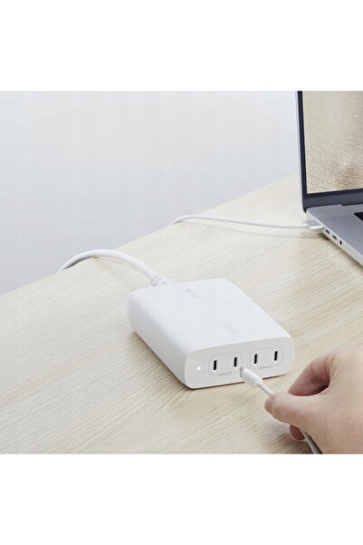 NO BRAND Adaptor de alimentare de birou Belkin Boost 200W GaN, 4 porturi USB-...