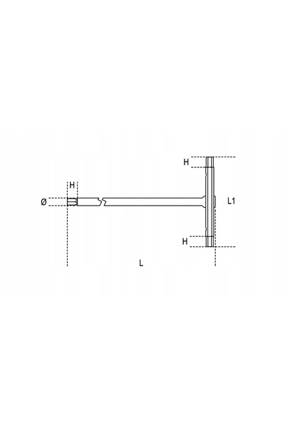 NO BRAND Beta 951TX cheie tip T profil 15 Torx 951TX/15