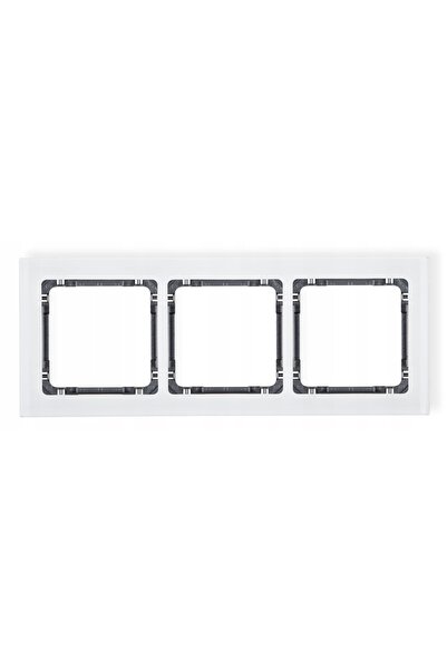 NO BRAND Ramă triplă alb/negru 0-12-DRS-3 DECO KARLIK