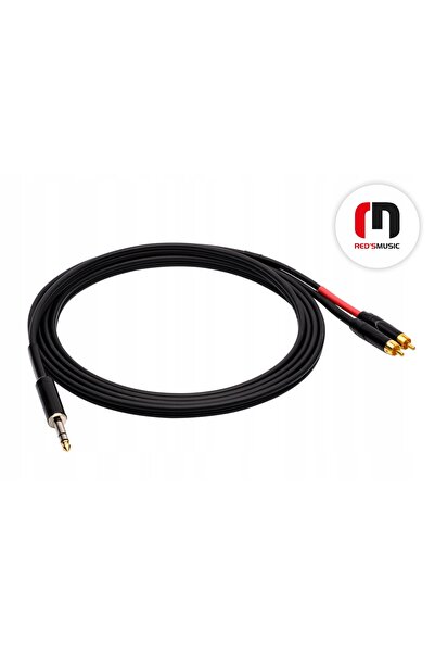NO BRAND REDS AU1130 BX - Cablu audio Jack la 2 RCA 3 metri