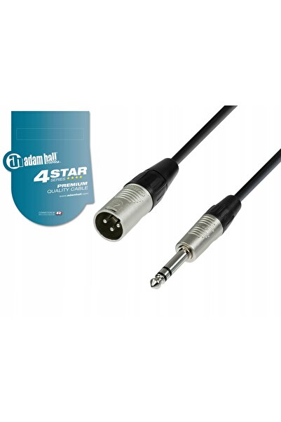 NO BRAND Adam Hall K4BMV0500 Cablu microfon Balansat Jack-XLR M 5m