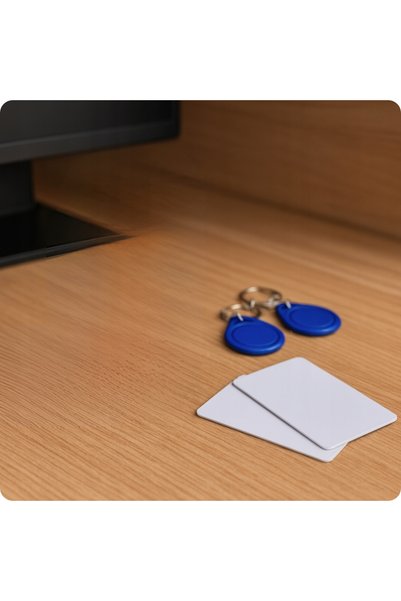 NO BRAND 100 BUCĂȚI Card de acces RFID 125 KHz de proximitate, ID unic, pentr...