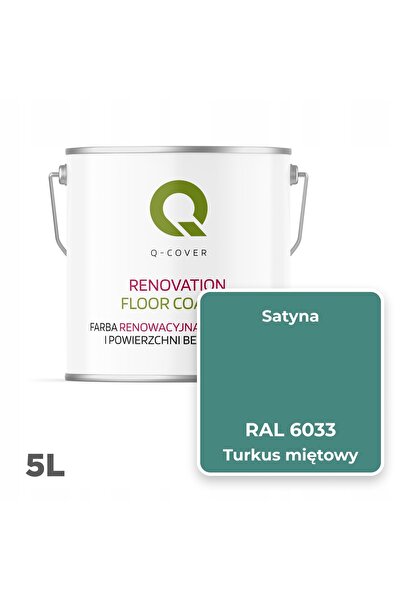 NO BRAND Vopsea pentru renovarea pardoselilor de beton, Turcoaz Mentă RAL 603...